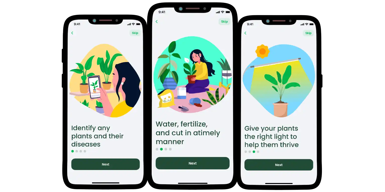 AI Plant Finder’s interface.